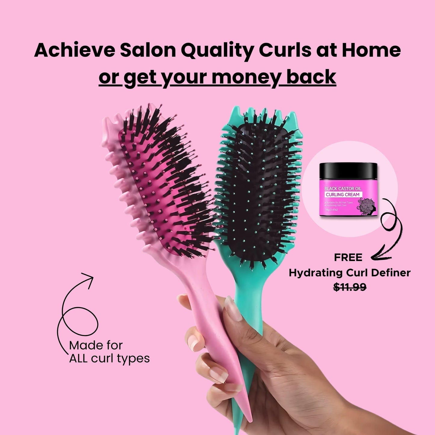 Bounce Curl Styling Brush - Glowse