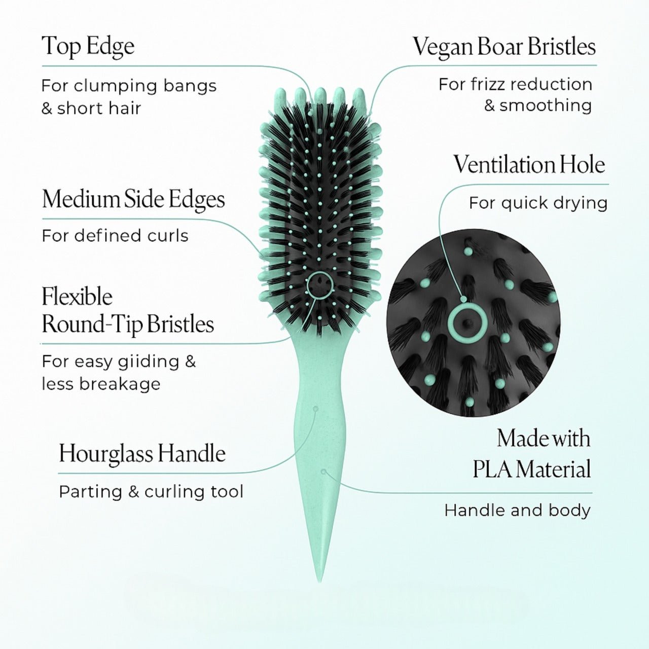 Bounce Curl Styling Brush - Glowse